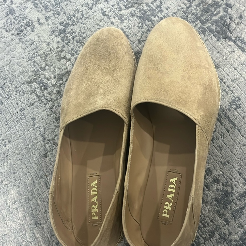 Prada slip on shoes